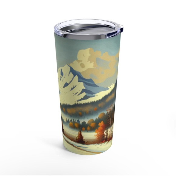 Winter vintage framed art tumbler - Picture 3 of 3